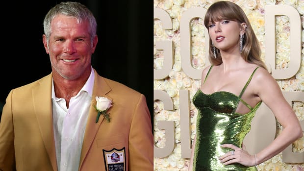 Brett Favre and Taylor Swift